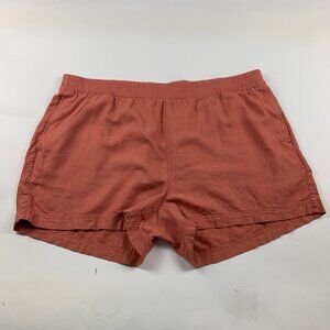 Old Navy Amber Glow Linen Blend Pull On Shorts XXL